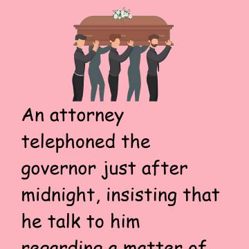A Attorney Telephoned The Governor
