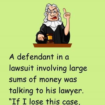 A Defendant In A Lawsuit Involving Large Sums Of Money