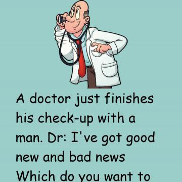 A Doctor Just Finishes Man Check-Up