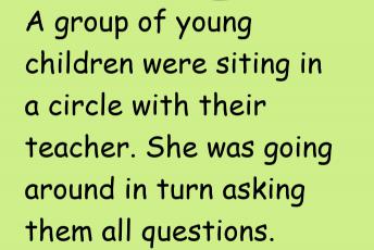 A Group Of Young Children