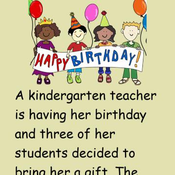 A Kindergarten Teachers Birthday