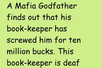 A Mafia Godfather Finds Out