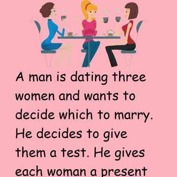 A Man Is Dating Three Women