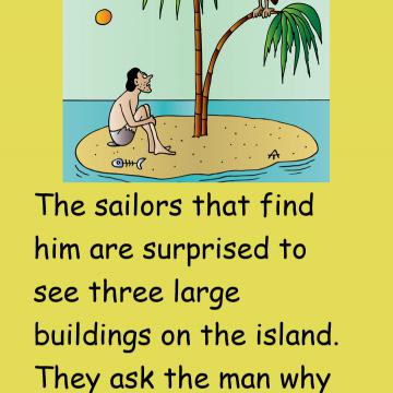 A Man Lost At Sea Is Found On An Island 20 Years Later