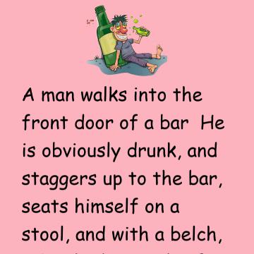 A Man Walks Into A Bar