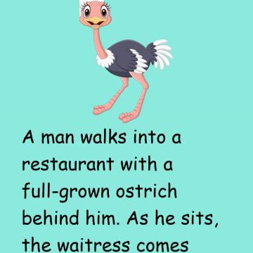 A Man Walks Into A Restaurant