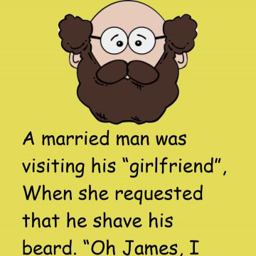 A Married Man Was Visiting His Girlfriend