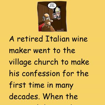 A Retired Italian Wine Make Confession