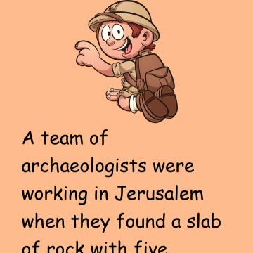 A Team Of Archaeologists Were Working In Jerusalem