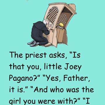 An Altar Boy Goes To Confessional