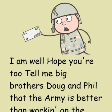 An Australian Army Recruit Sends Home A Letter