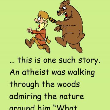 Atheist Is Attacked By A Bear And Prays For Divine Intervention