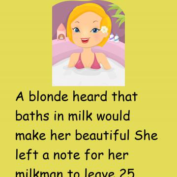 Blonde's Milk Bath