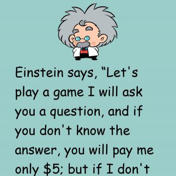 Einstein Is Baffled By This Mans Quizzical Question