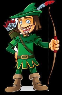 I'm Robin Hood, I Take From The Rich To Give To The Poor!