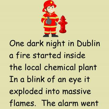 In Dublin A Fire Started Inside Plant
