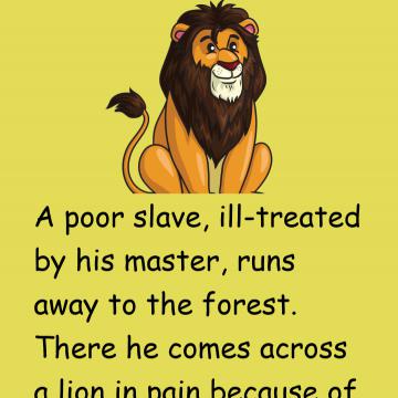 Lion And The Poor Slave