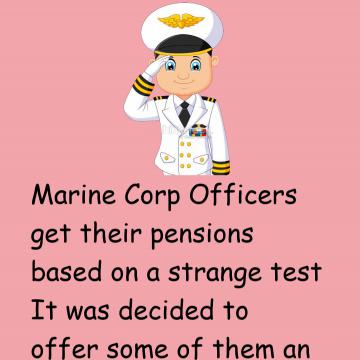 Marine Corp Officers Strange Test