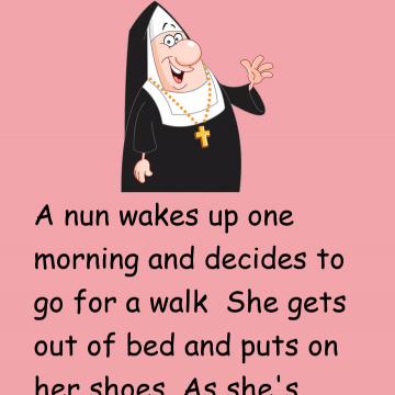 Nun Woke-Up On The Wrong Side Of Bed