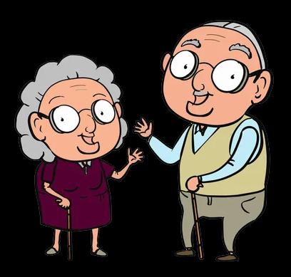 Old Forgetful Couple Go To