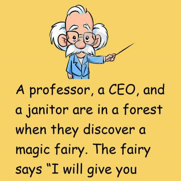 Professor, Janitor And Ceo