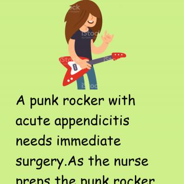 Punk Rocker Gets Medical Message