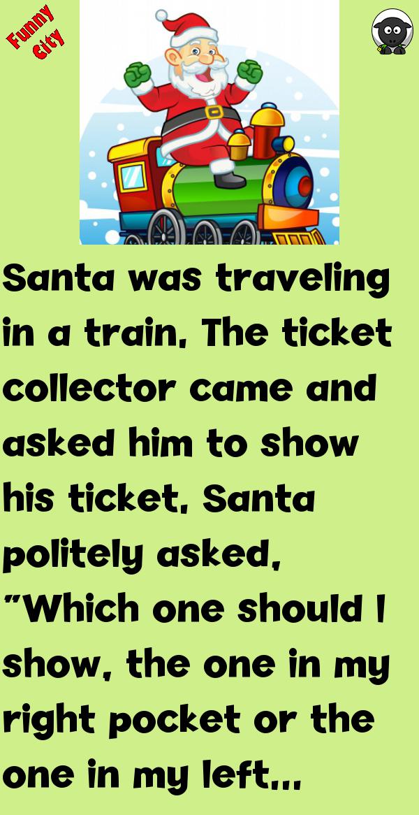 SANTA IN TRAIN Funnycity
