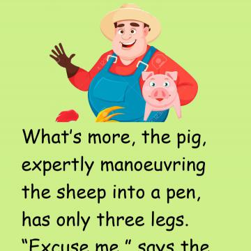 The Farmer And The Three Legged Pig