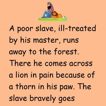 The Lion And The Poor Slave