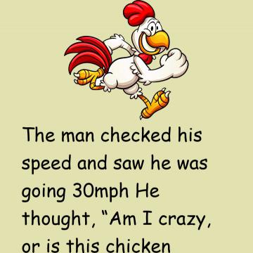 The Man Was Amazed To See A Three Legged Chicken Running 50Mph