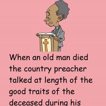 The Preacher Talked About The Old Man
