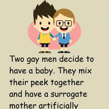 Two Gay Men Decide To Have A Baby