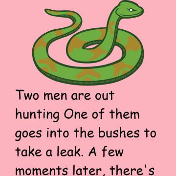 Two Men Are Out Hunting