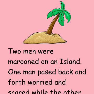 Two Mens Marooned On The Island