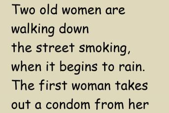 Two Women Smoking, And One Has A Brilliant Trick