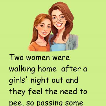 Two Women Were Walking Home