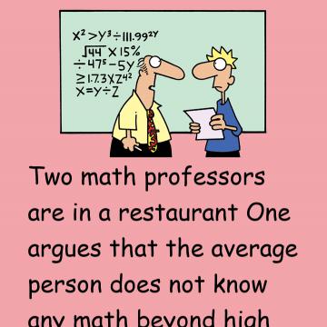 Waitress And Math